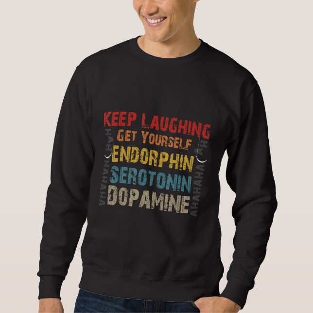 Sweatshirt Drôle National Raisonnons Citation du jour Continu (Devant)