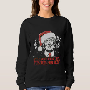 Sweatshirt Drôle Noël Président Trump Pyjamas Vilains Noël