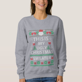 Sweatshirt Drôle ornement de Noël, vilain équipage de Sweater