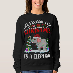 Sweatshirt Drôle Père Noël Tout Ce Que Je Veux Pour Noël Est