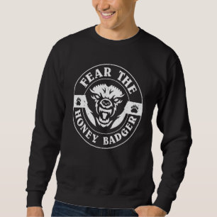 Sweatshirt Drôle Peur Le Blaireau Grand Cadeau Animal V