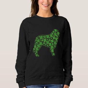 Sweatshirt Drôle St Patrick S Day Bernese Mountain Dog Shamro