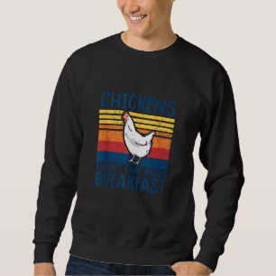 Sweatshirt Drôle Tee - shirt de poulet Amateurs de poulet Far