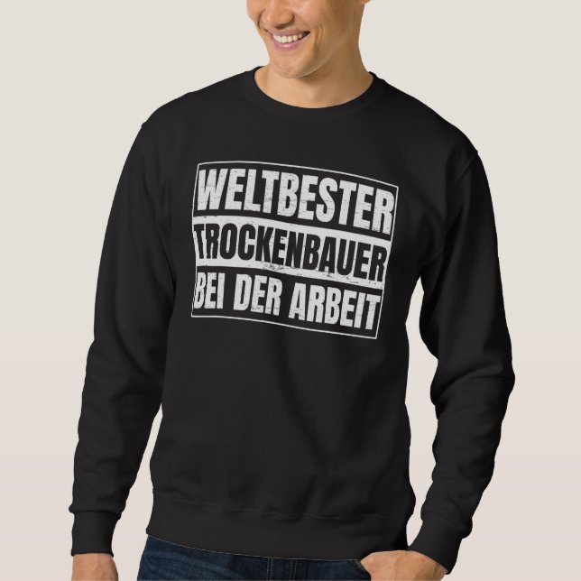 Sweatshirt Drywall Pour Les Bâtisseurs Intérieurs (Devant)