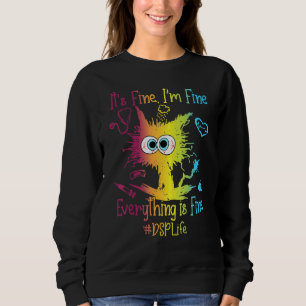 Sweatshirt DSP Life Tout va bien Coloré