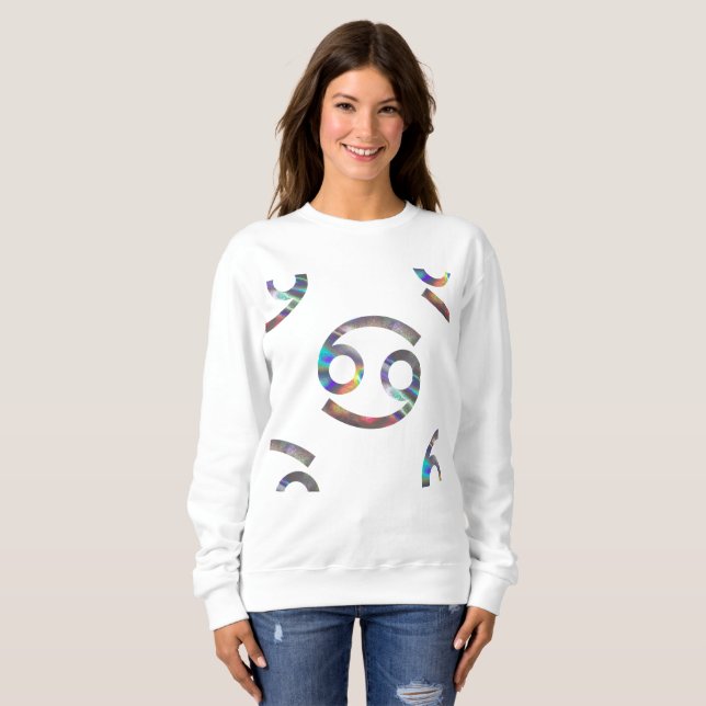 sweatshirt du cancer de l'hologramme (Devant entier)