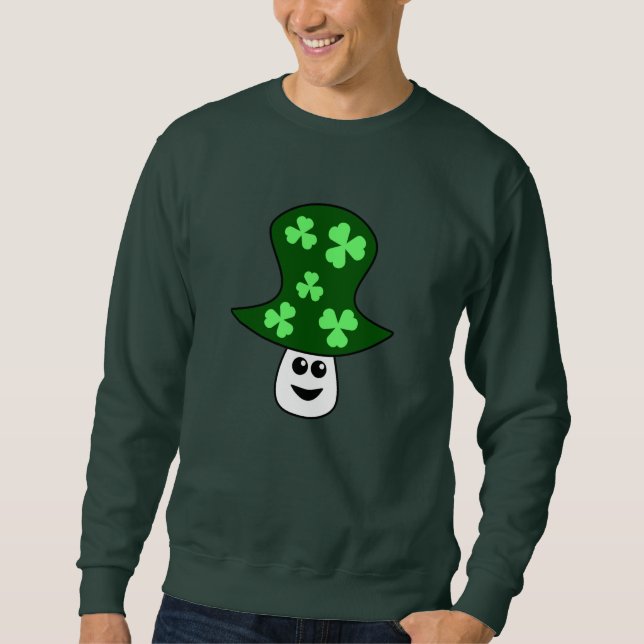 Sweatshirt du champignon de St Patrick (Devant)