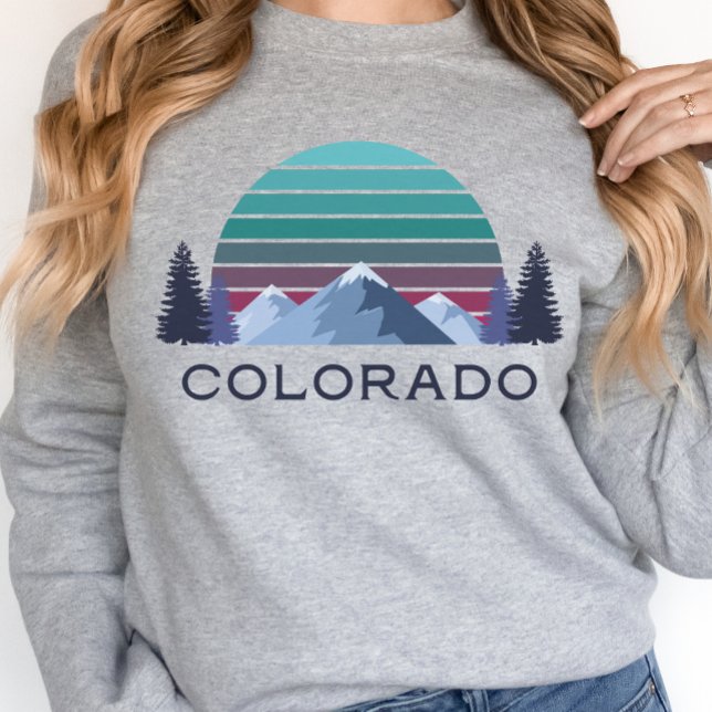 Sweatshirt du coucher de soleil du Colorado, Sweat (Créateur téléchargé)