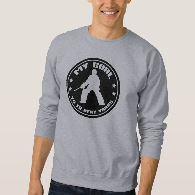 Sweatshirt du devis de gardien de but de hockey de (Devant)