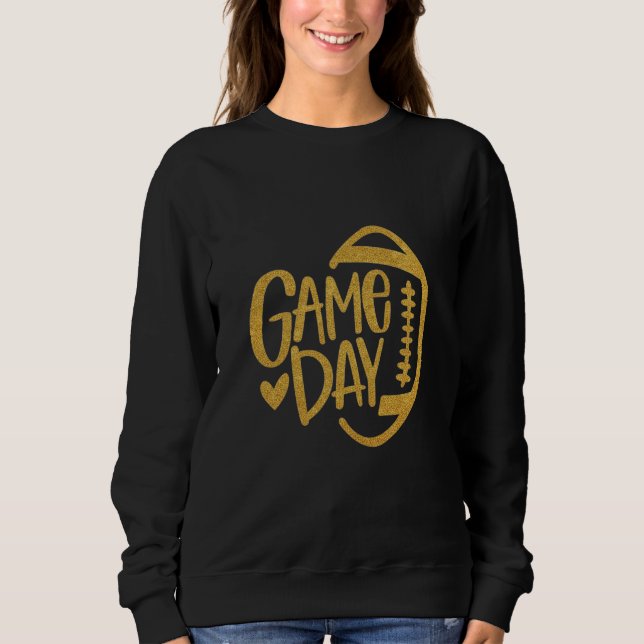Sweatshirt du Jeu, Chemise de Football pour Femmes (Devant)