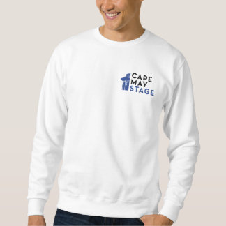 Sweatshirt du logo de Cape May Stage en blanc