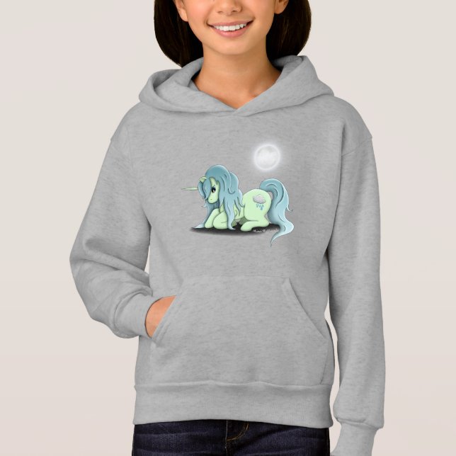 Sweatshirt du sweat - shirt à capuche de la fille (Devant)