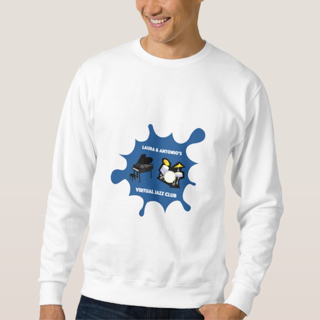 Sweatshirt du Virtual Jazz Club Hommes/Unisex (Devant)