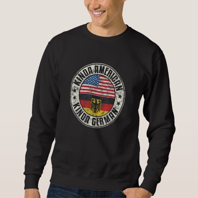 Sweatshirt Dual Citizenship American German Germany Usa Flag_ (Devant)