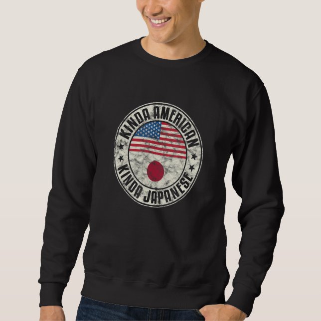 Sweatshirt Dual Citizenship American Japanese Japan Usa Flag_ (Devant)