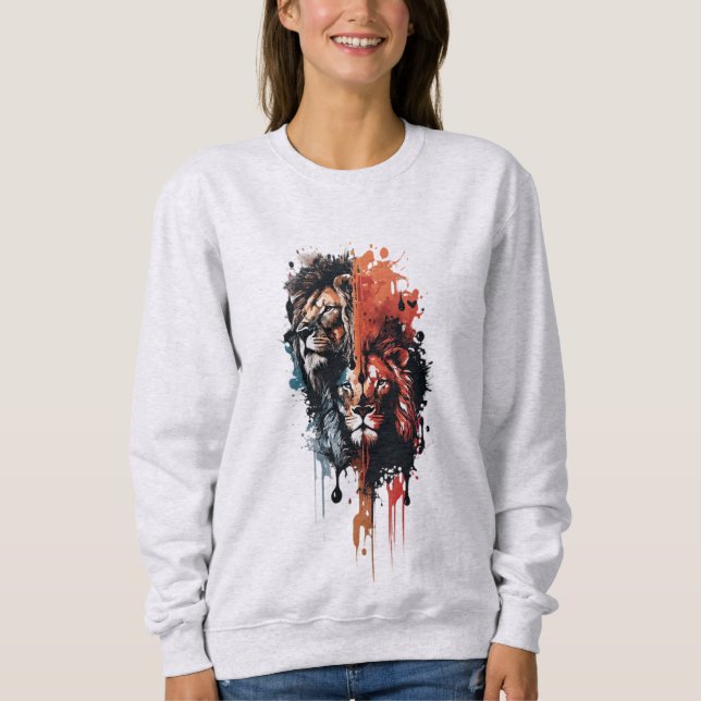 Sweatshirt Duality of the king, The Split Sovereign  (Devant)