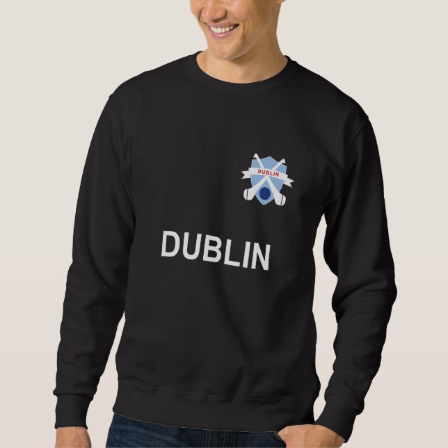 Sweatshirt Dublin Irlande Fier Vintage (Devant)
