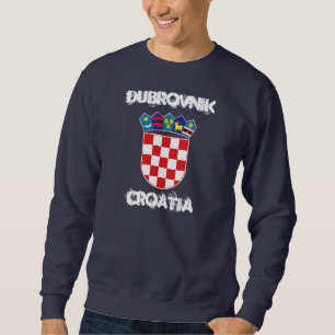 Sweatshirt Dubrovnik, Croatie avec armoiries