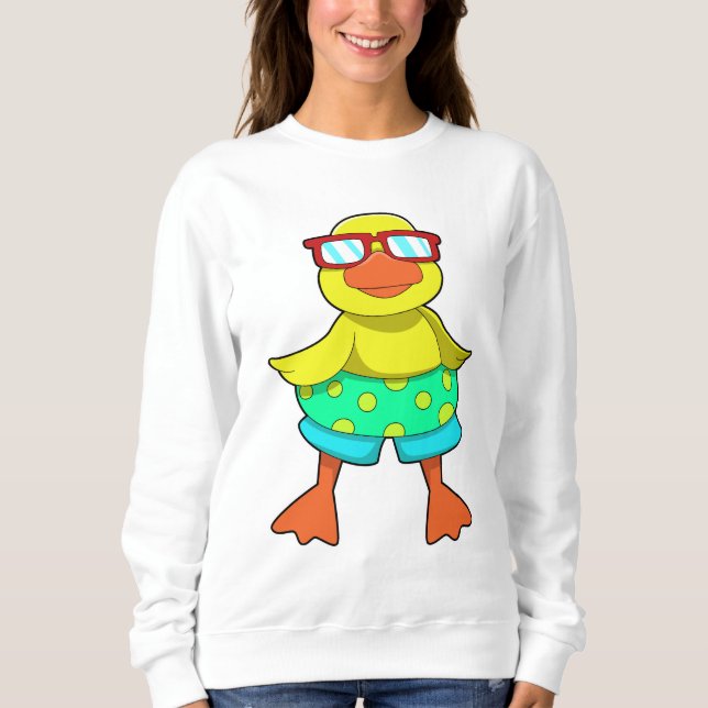 Sweatshirt Duck with Swim ring & Sung (Devant)