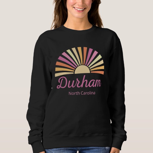 Sweatshirt Durham North Carolina Vacation Trip Matching Group (Devant)