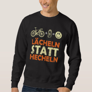 Sweatshirt E Vélo Dit Smile Plutôt Que De Paire Ebike Bicy