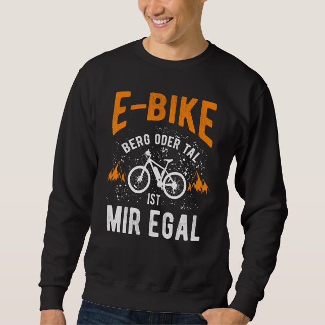 Sweatshirt E Vélo E Vélo E Vélo Électrique Homme à vélo dire (Devant)