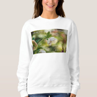 Sweatshirt Earthlight and Healing Japanese Flowers and Poetry