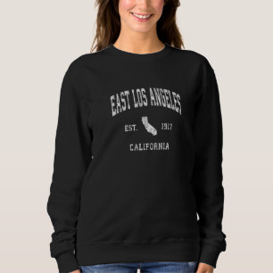 Sweatshirt East Los Angeles Californie Ca Vintage Athlétisme 