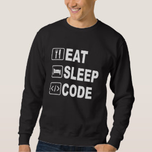 Sweatshirt East Sleep Code Drôle Pour Les Ingénieurs Logiciel