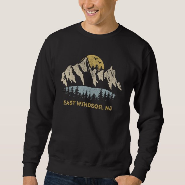 Sweatshirt East Windsor New Jersey Mountain Sunset Sunrise NJ (Devant)