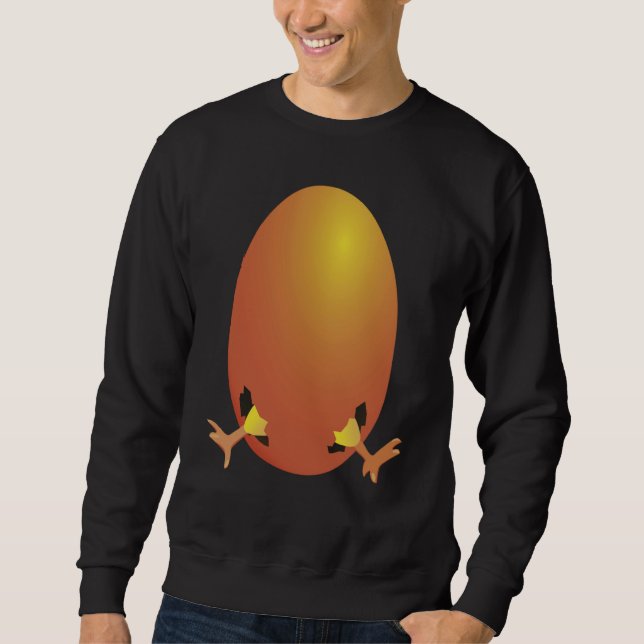 SWEATSHIRT EASTER TEE EASTER EGG CHICK GOLDEN EGG CHICKEN FEE (Devant)