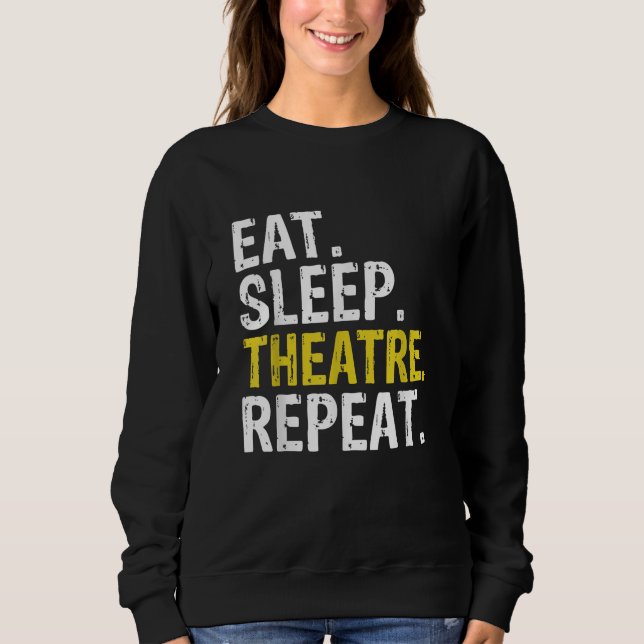 Sweatshirt Eat Sleep (Devant)