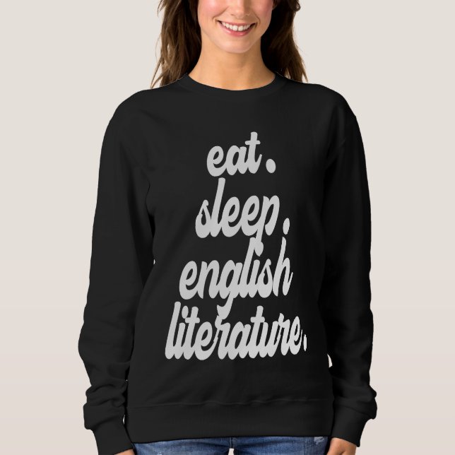 Sweatshirt Eat Sleep Brand (Devant)