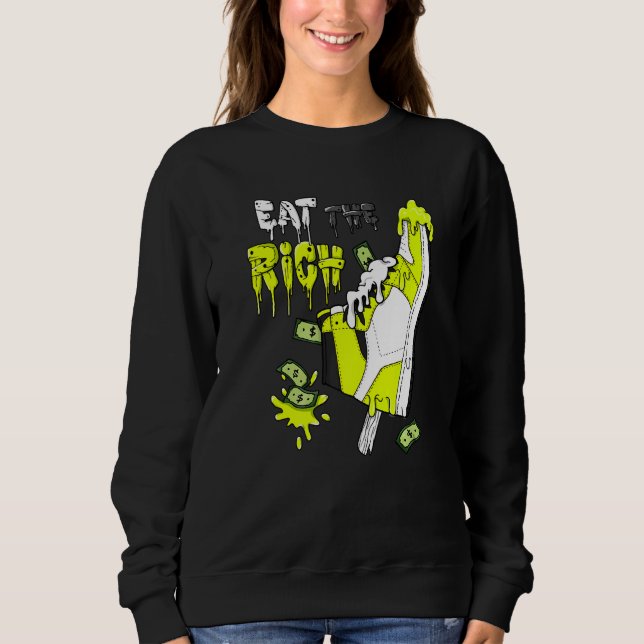 Sweatshirt Eat The Rich Shoes Ice Cream Og Visionaire Volt 1s (Devant)