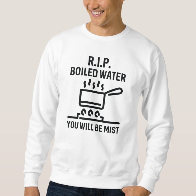 Sweatshirt Eau bouillie (Devant)