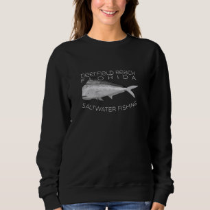 Sweatshirt Eau salée Deep Sea Fishing Deerfield Beach Floride