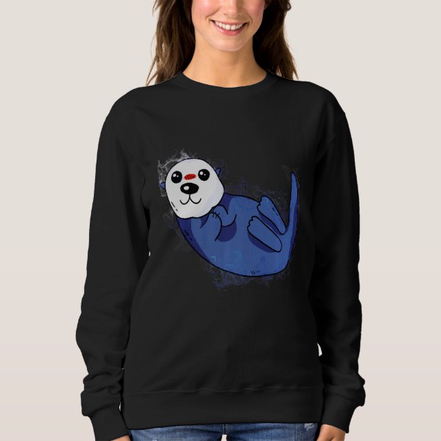 Sweatshirt Eau Splash Jote Loupe de mer (Devant)