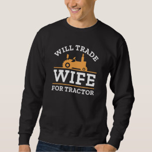 Sweatshirt Échange De Femme Pour Tracteur