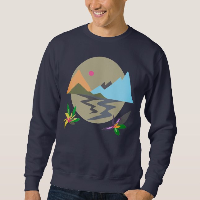 Sweatshirt Echappement nocturne (Devant)