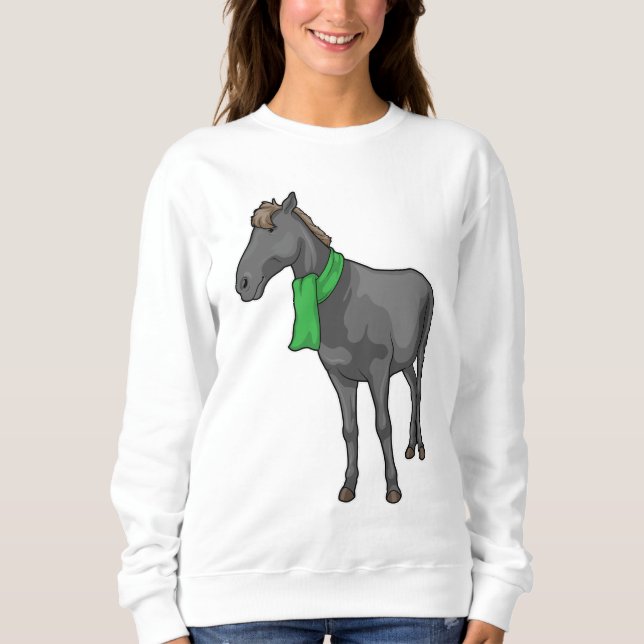Sweatshirt Écharpe de cheval (Devant)
