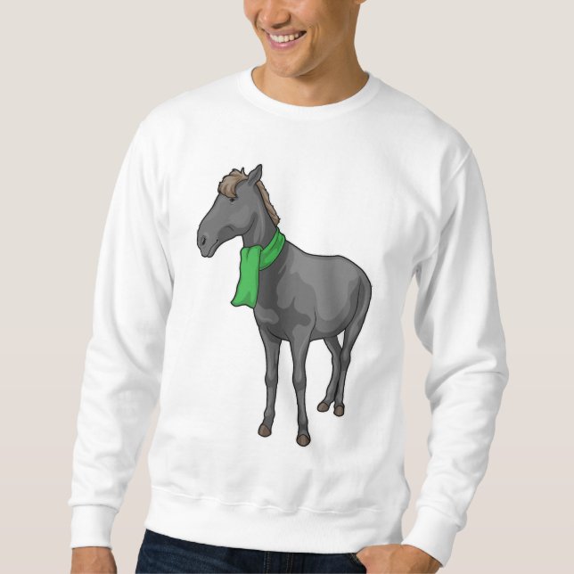 Sweatshirt Écharpe de cheval (Devant)