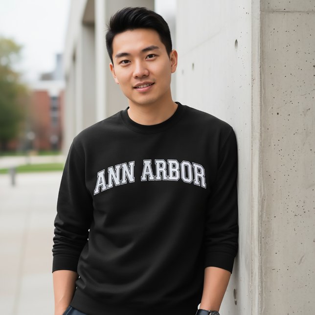 Sweatshirt Écharpe de style universitaire ANN ARBOR Amérique  (Créateur téléchargé)