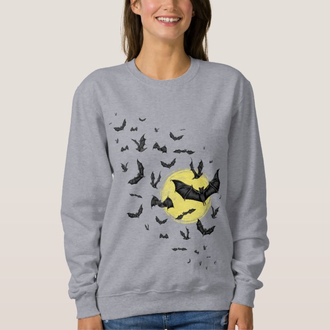 Sweatshirt Échauffe de chauve-souris sauvage (Devant)