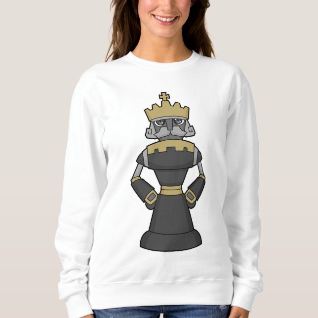 Sweatshirt Échecs King Crown Chess (Devant)