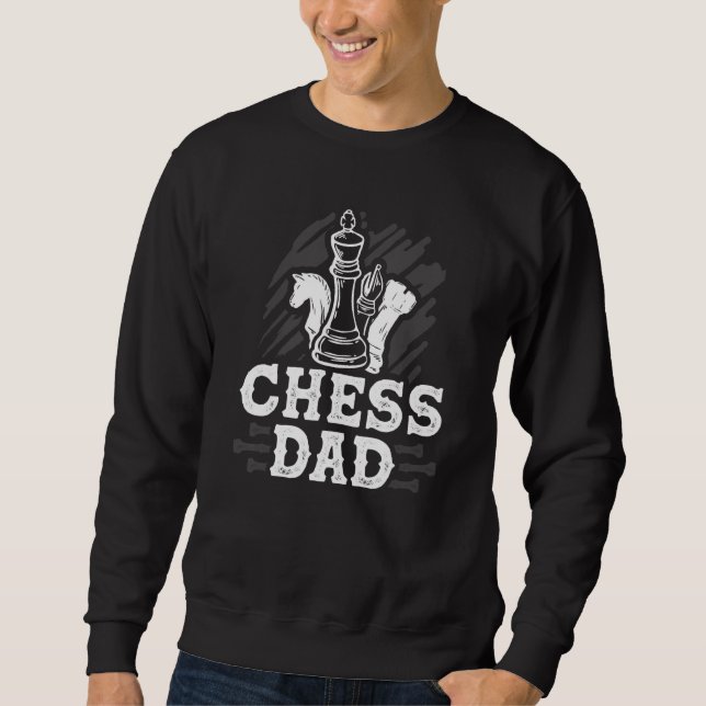 Sweatshirt Échecs papa cool (Devant)