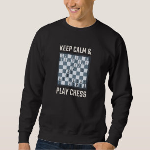 Sweatshirt Échiquier Joueur d'échecs
