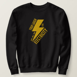 Sweatshirt Éclair de rire électrique Art