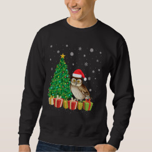 Sweatshirt Éclairage des arbres de la chouette de la grange d