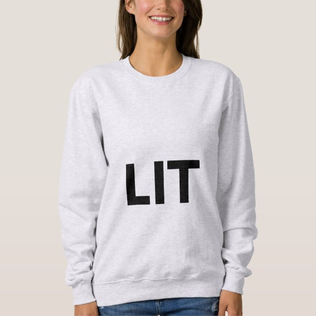 Sweatshirt éclairé (Devant)