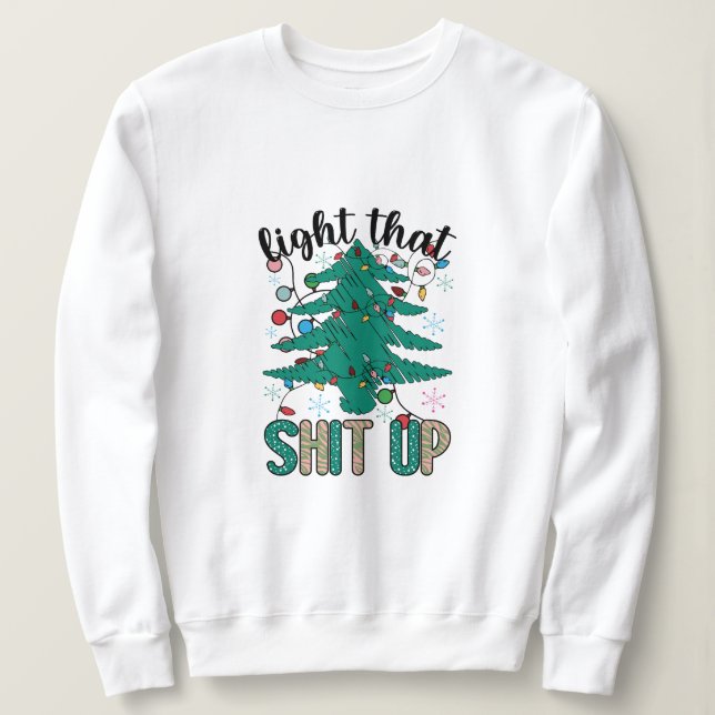 Sweatshirt Éclairer Noël (Design devant)